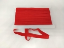 Falzgummi - elastisch 20 mm rot